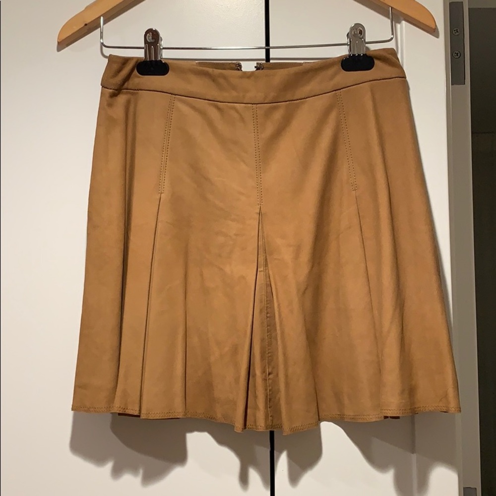 Alice Olivia Lee Suede Mini Skirt